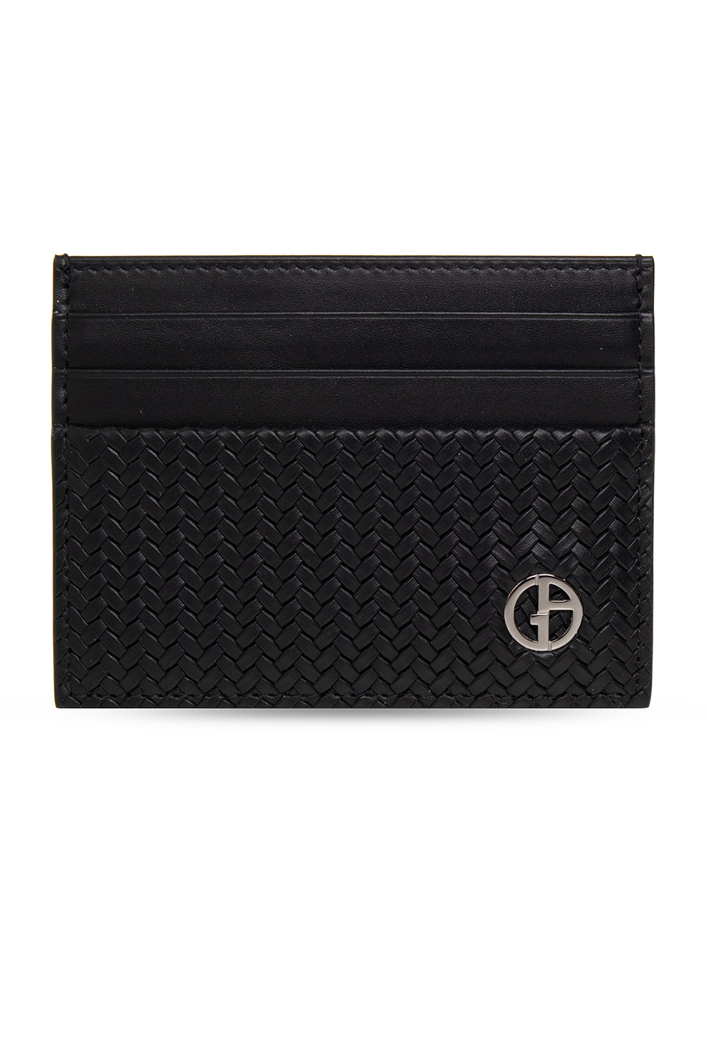 Black Card case with logo Armani Vitkac GB